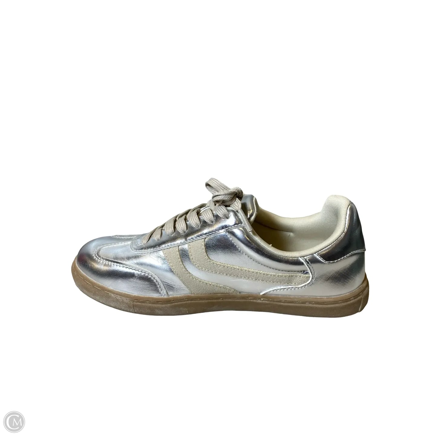 Shoes Sneakers By Torrid In Silver, Size: 8.5