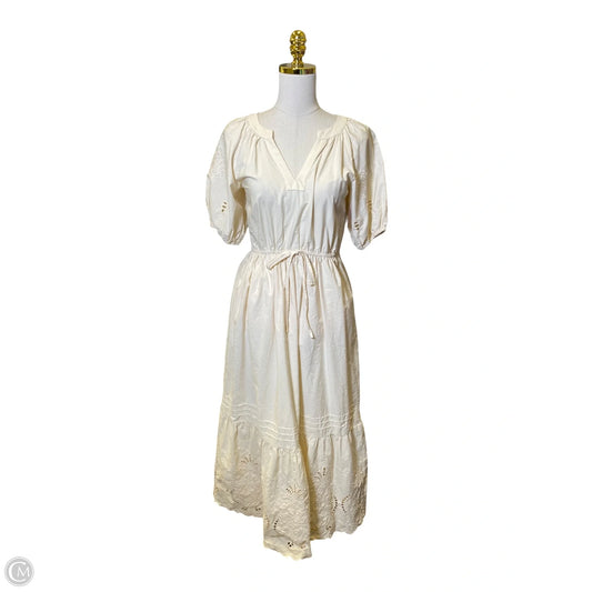 Dress Casual Maxi By Moon River In Cream, Size: M