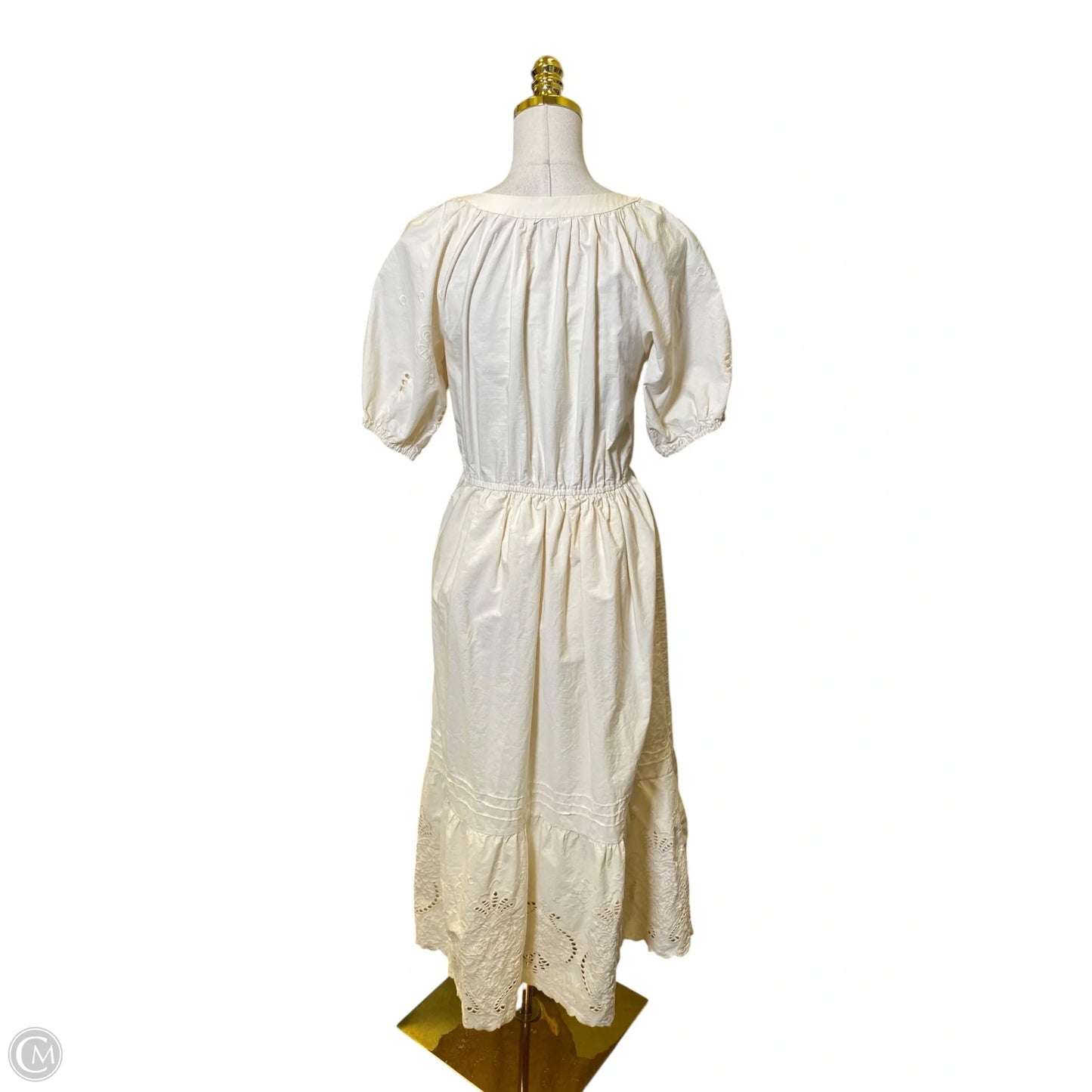 Dress Casual Maxi By Moon River In Cream, Size: M