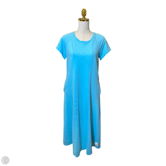 Dress Casual Maxi By Chicos In Blue, Size: S