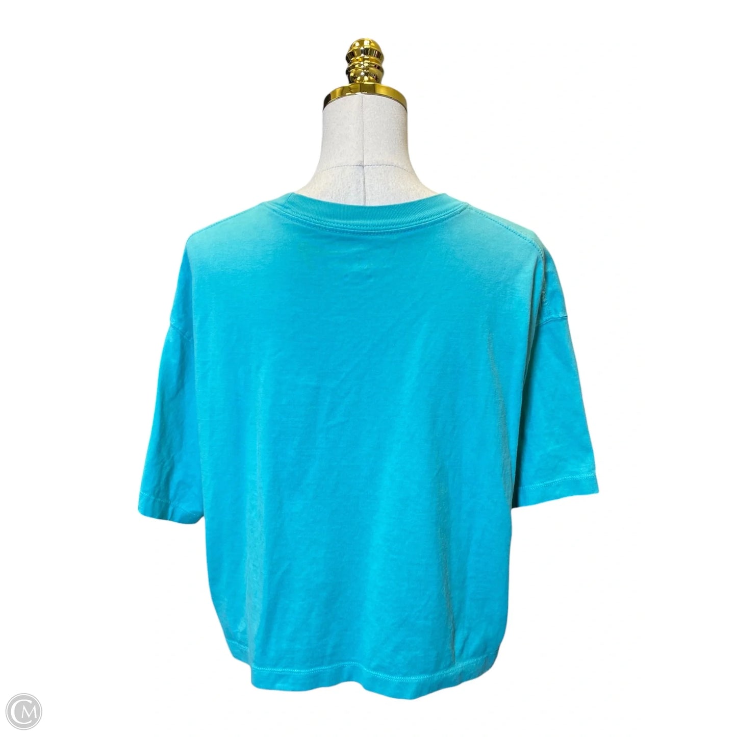 Top Short Sleeve Luxury Designer By Jordan In Teal, Size: Xl
