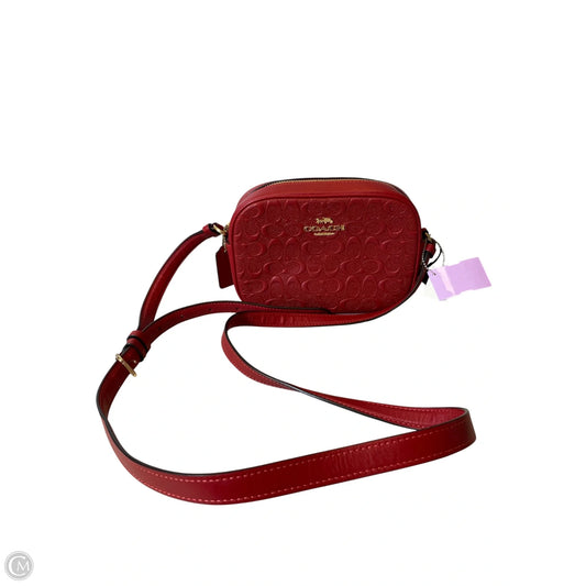 Crossbody Designer By Coach, Size: Medium