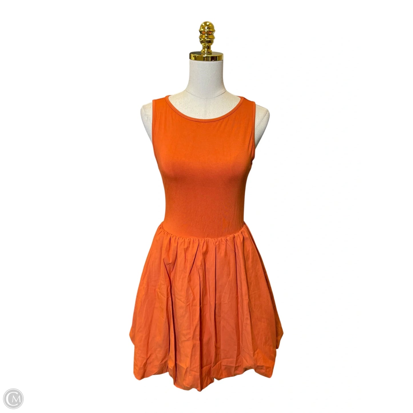 Dress Casual Midi By Prettygarden In Orange, Size: S