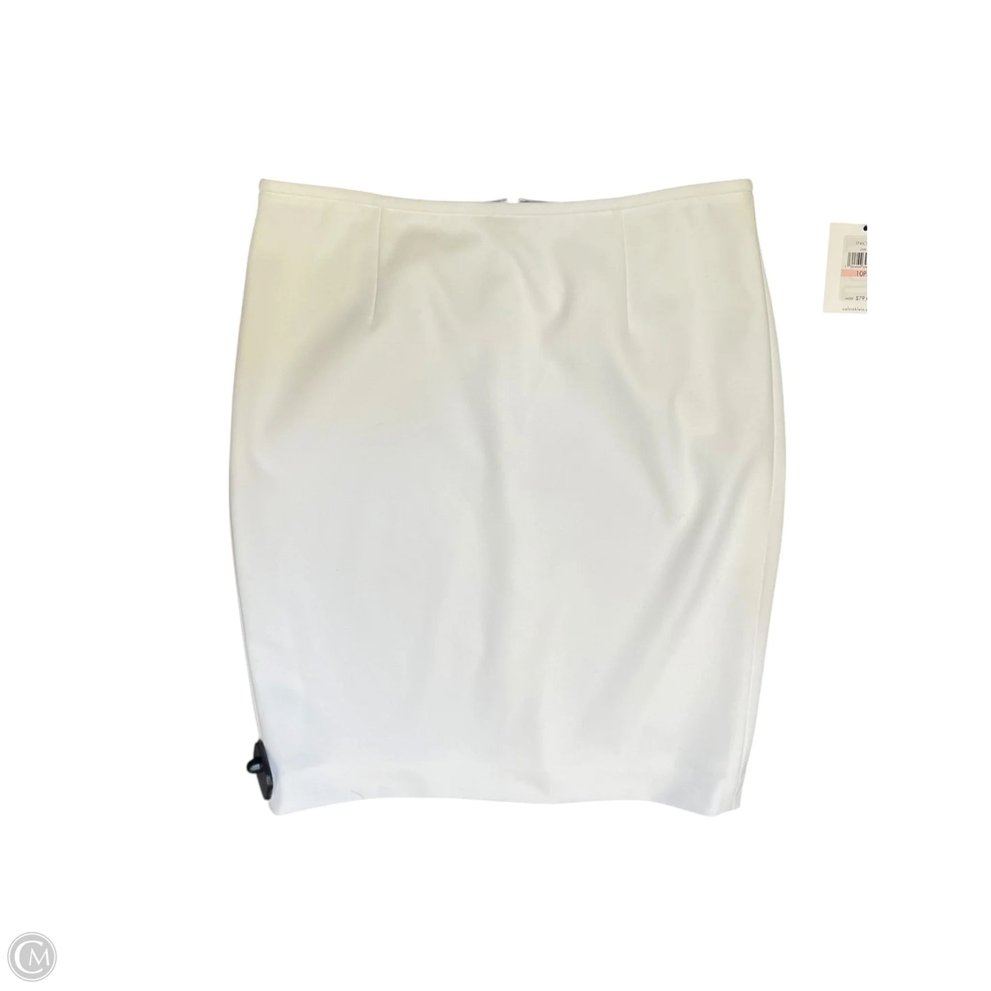 Skirt Maxi By Calvin Klein In White, Size: 10