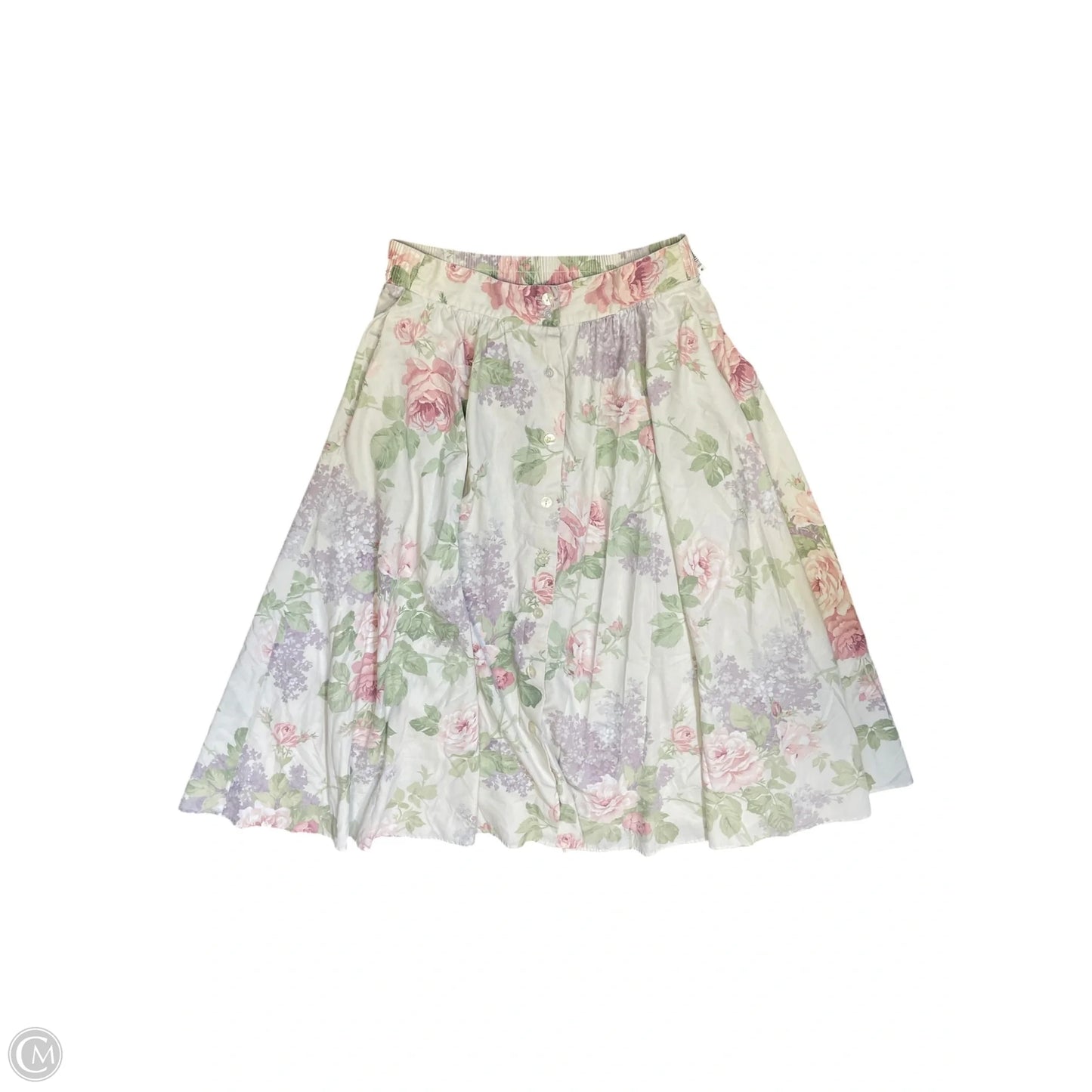Skirt Maxi By Moda Intl In Floral Print, Size: M