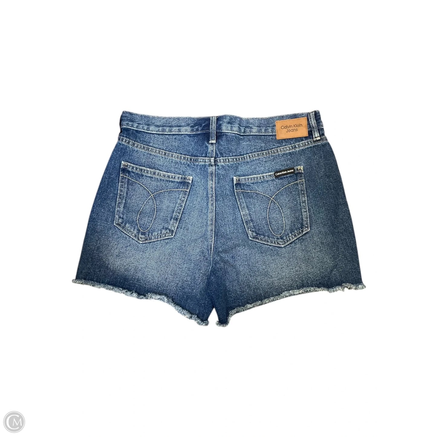 Shorts By Calvin Klein In Blue Denim, Size: 8