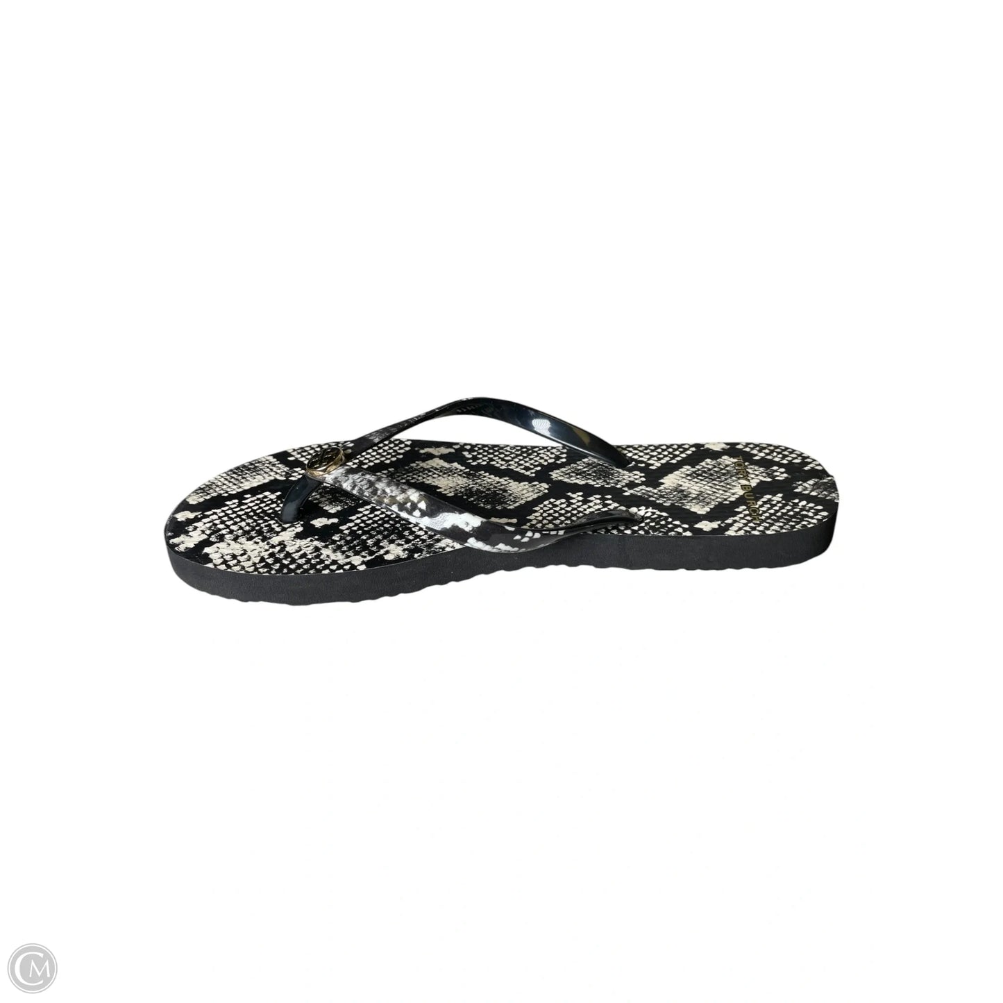 Sandals Designer By Tory Burch In Snakeskin Print, Size: 7