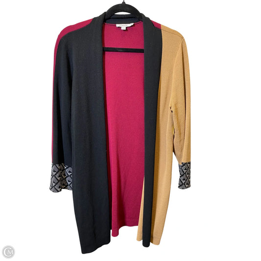Sweater Cardigan By Chicos In Multi-colored, Size: L