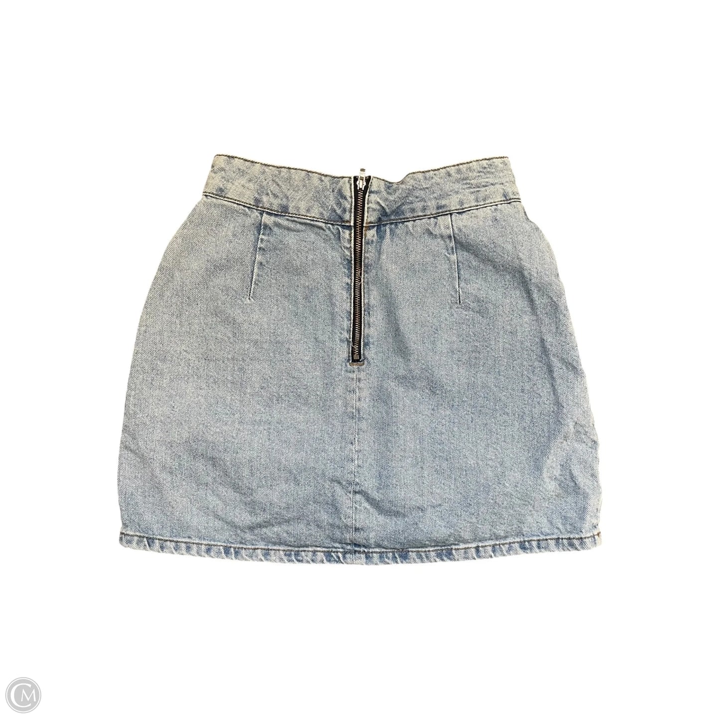 Skirt Midi By Bdg In Blue Denim, Size: S
