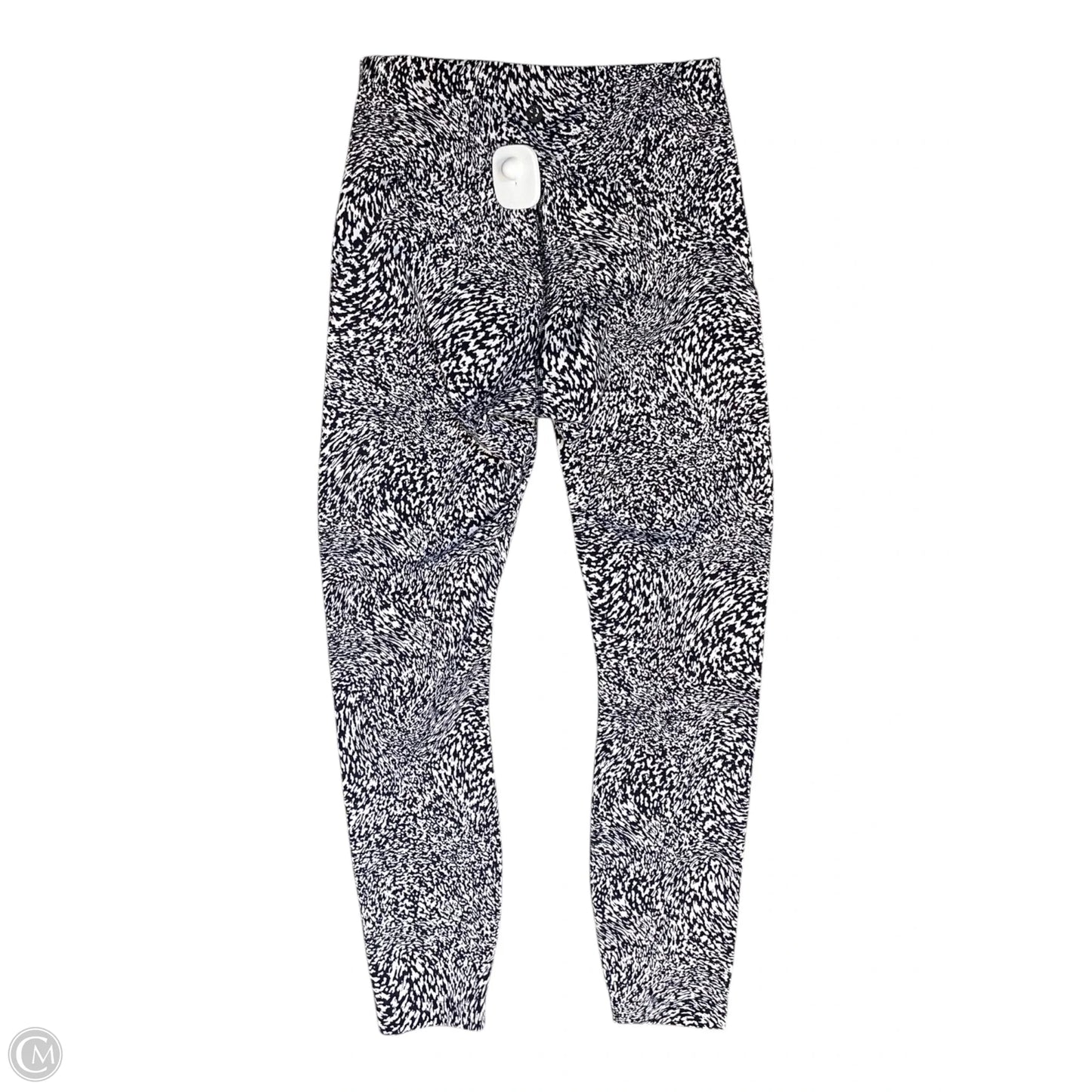 Athletic Leggings By Lululemon In Black & White, Size: 4