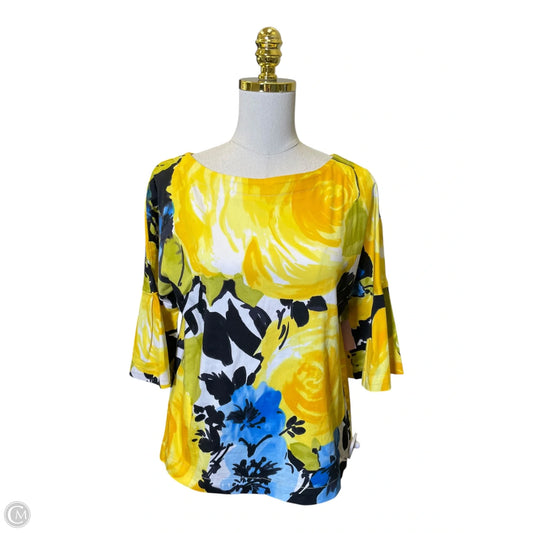 Top Short Sleeve By Trina Turk In Multi-colored, Size: M