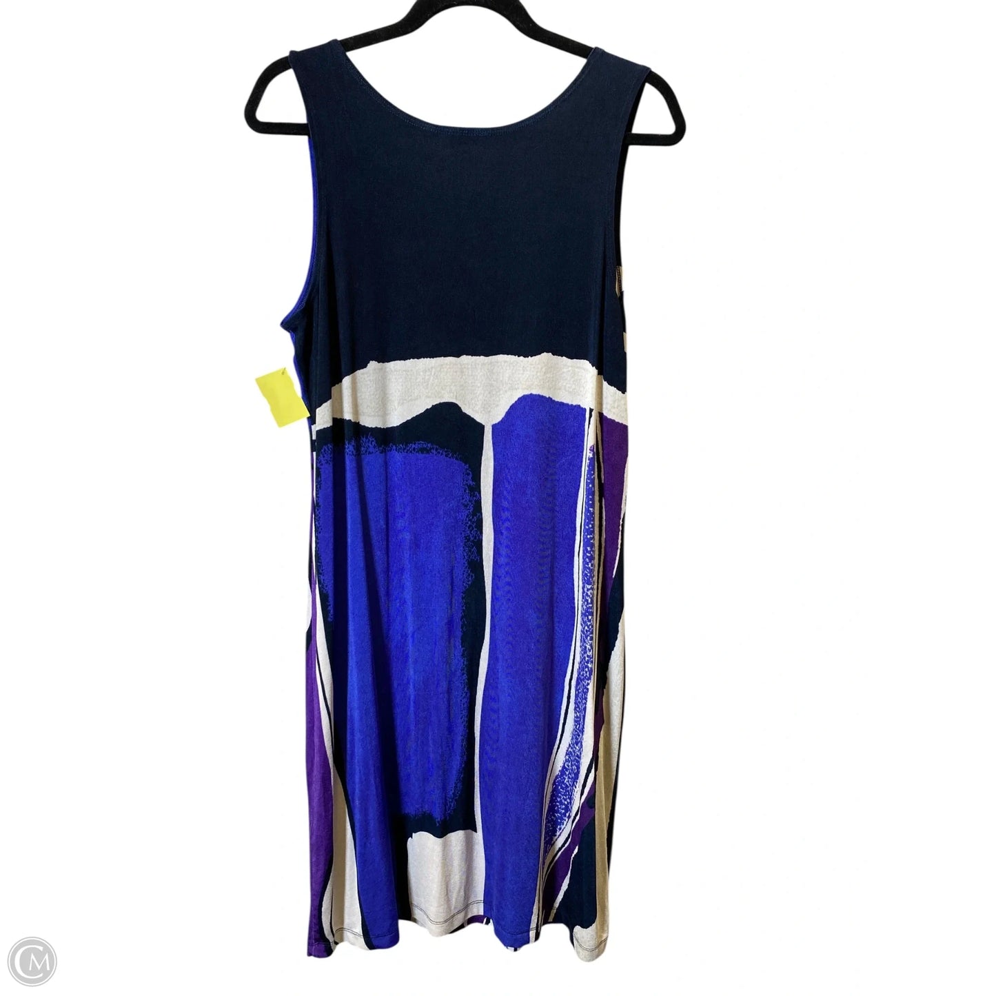 Dress Casual Midi By Chicos In Multi-colored, Size: L