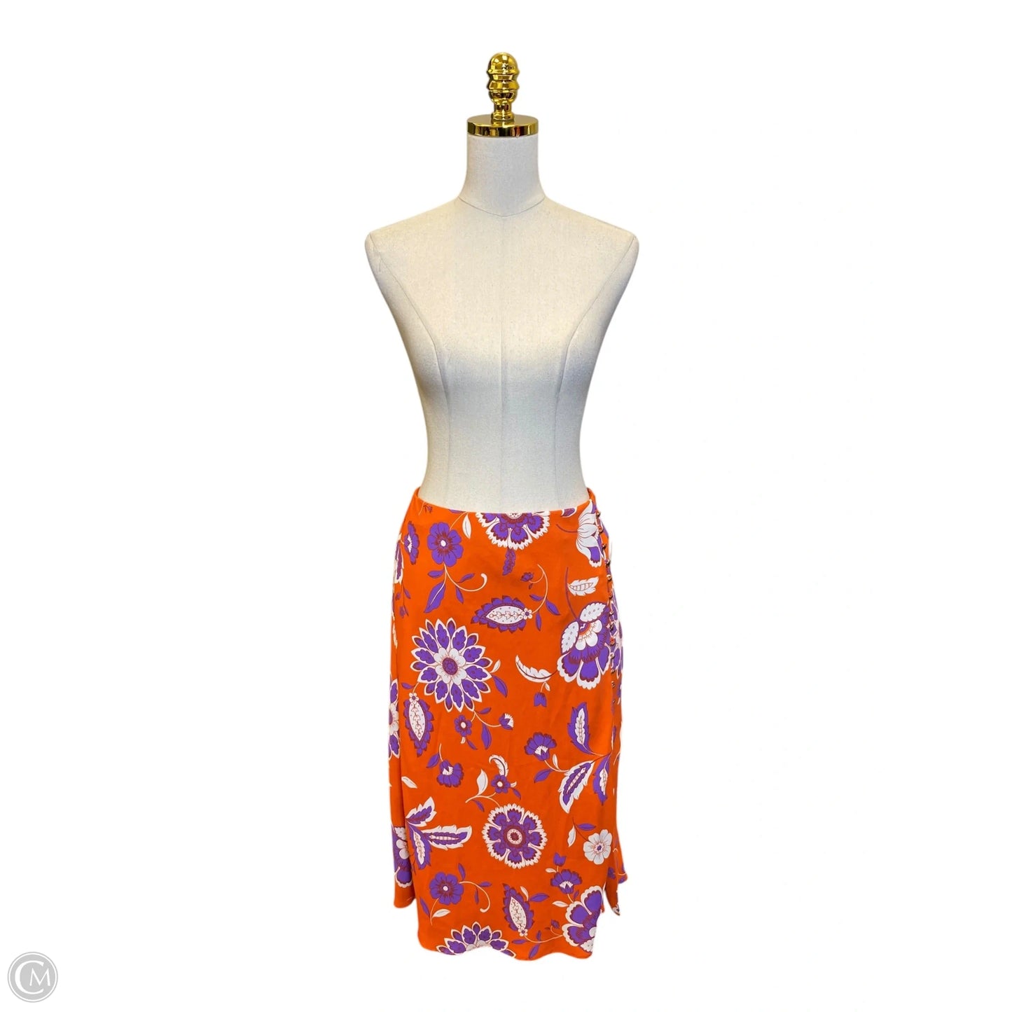Skirt Maxi By Ann Taylor In Floral Print, Size: M