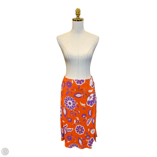 Skirt Maxi By Ann Taylor In Floral Print, Size: M