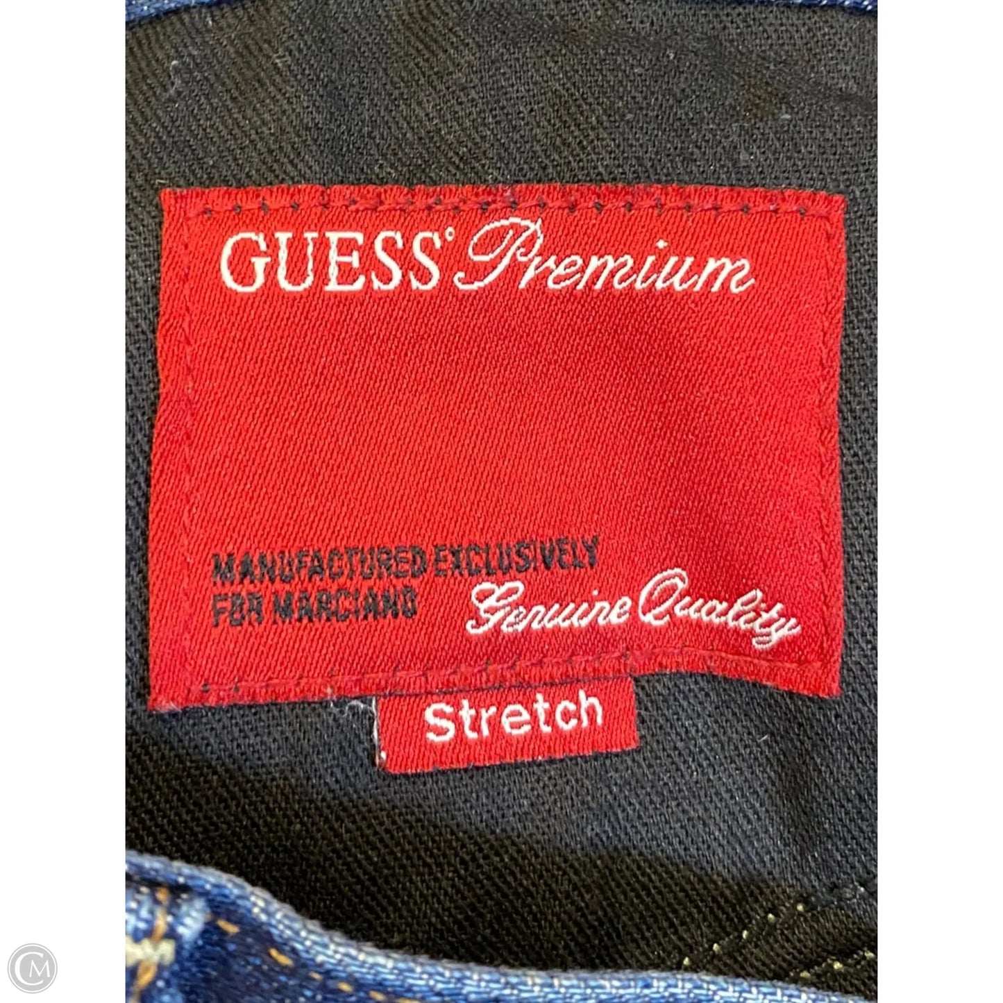 Jeans Boot Cut By Guess In Blue Denim, Size: 4