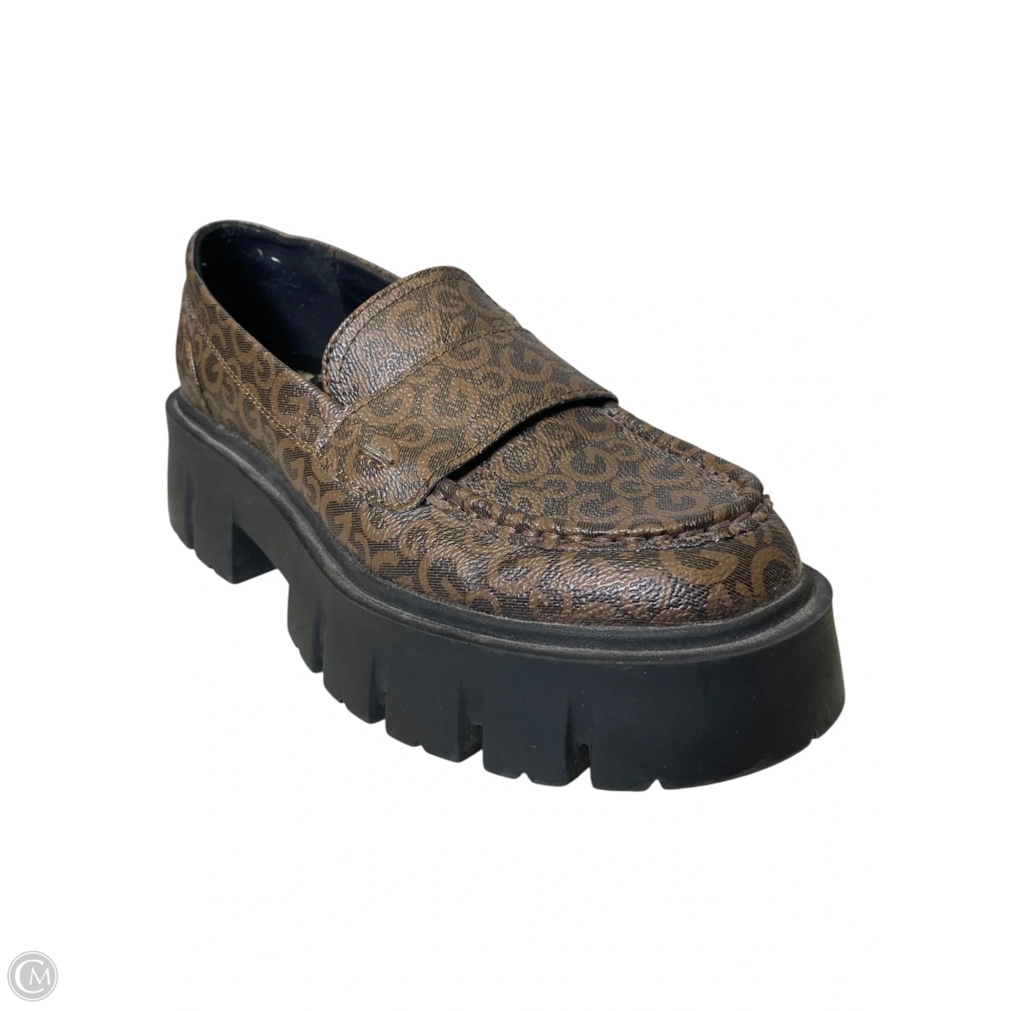 Shoes Heels Platform By G By Guess In Brown, Size: 6.5