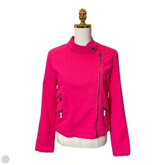 Jacket Moto By Twiggy London Hsn In Pink, Size: M