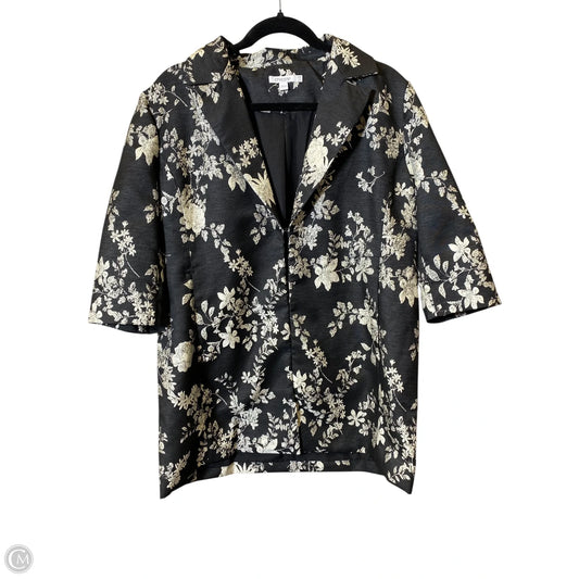 Jacket Other By Chicos In Floral Print, Size: 14