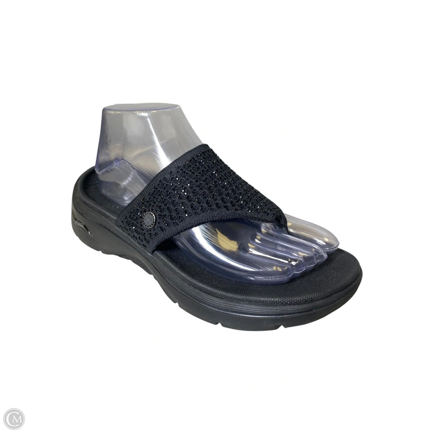 Sandals Flats By Skechers In Black, Size: 8