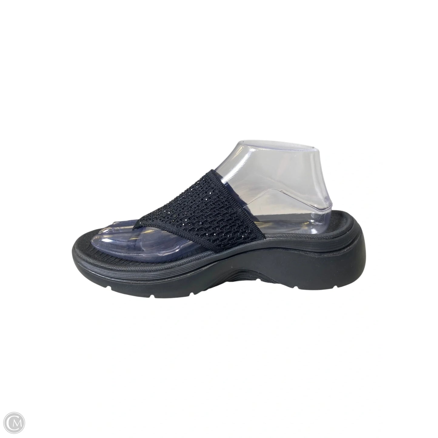 Sandals Flats By Skechers In Black, Size: 8