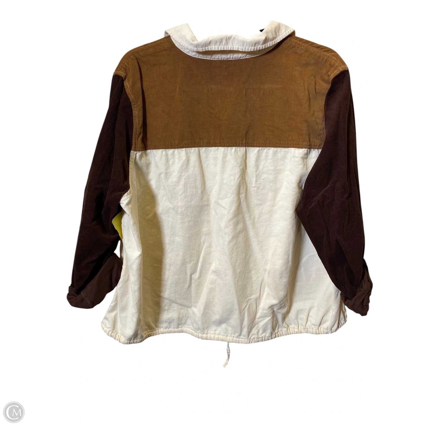 Blouse 3/4 Sleeve By Cato In Multi-colored, Size: Xl