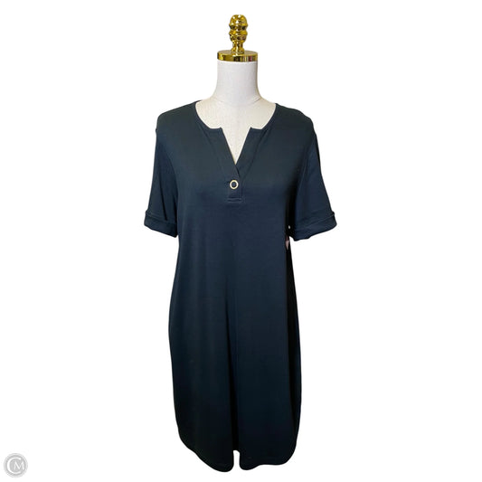 Dress Casual Midi By Chicos In Black, Size: L