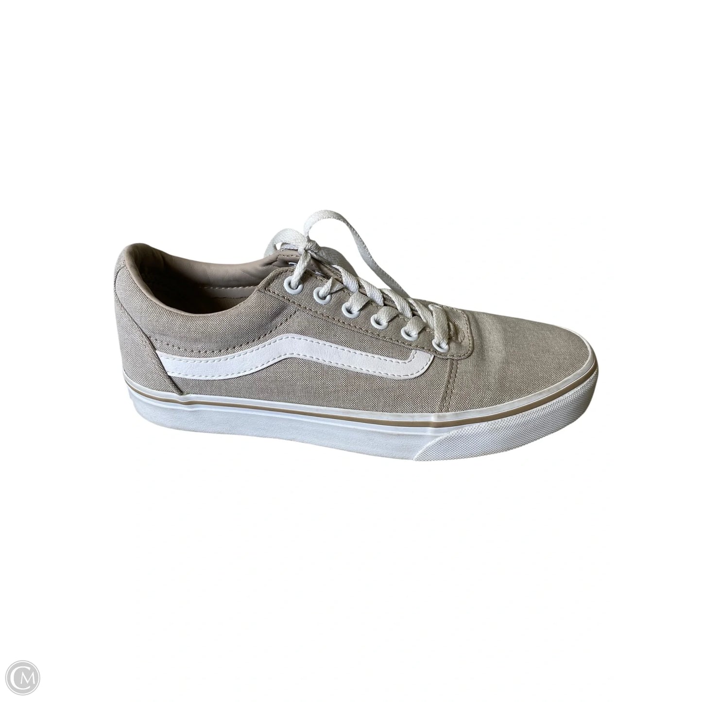 Shoes Athletic By Vans In Taupe, Size: 8.5