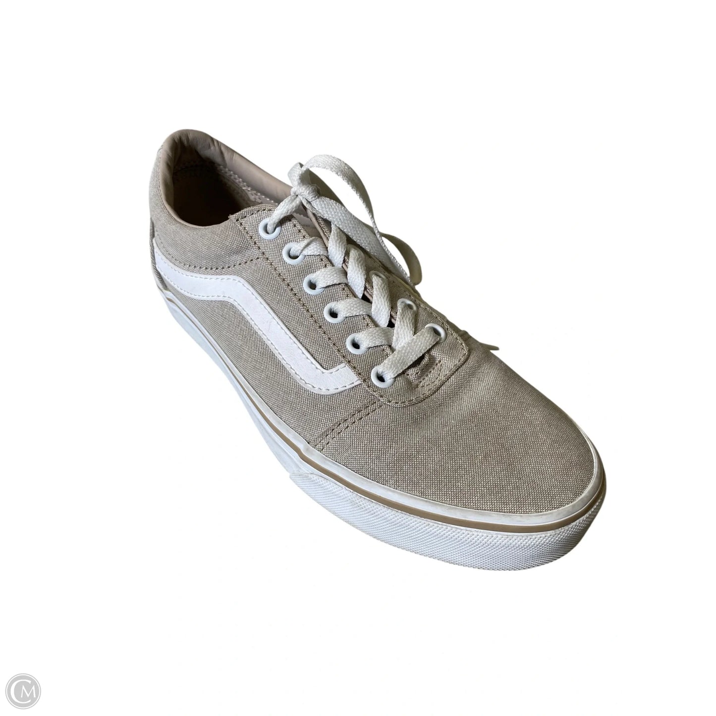 Shoes Athletic By Vans In Taupe, Size: 8.5
