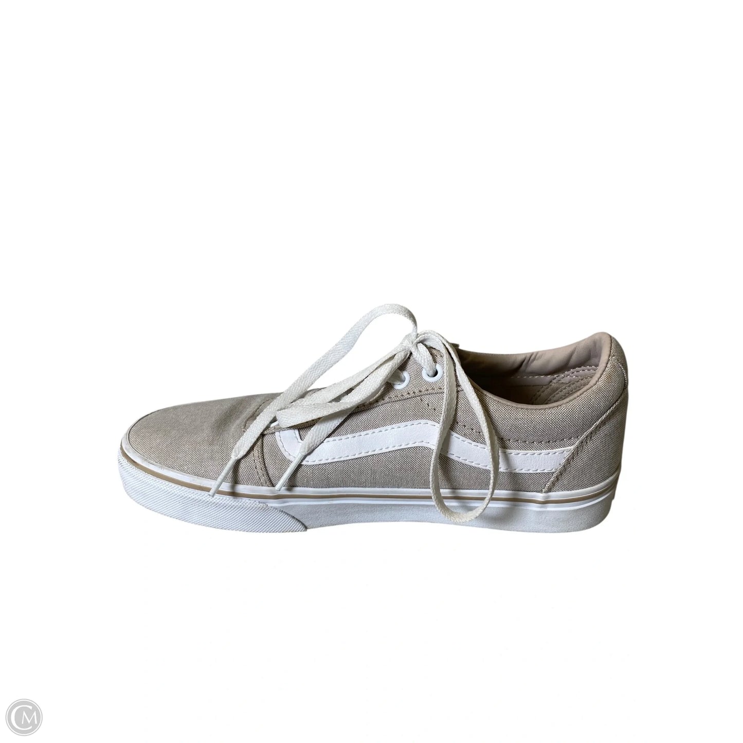Shoes Athletic By Vans In Taupe, Size: 8.5