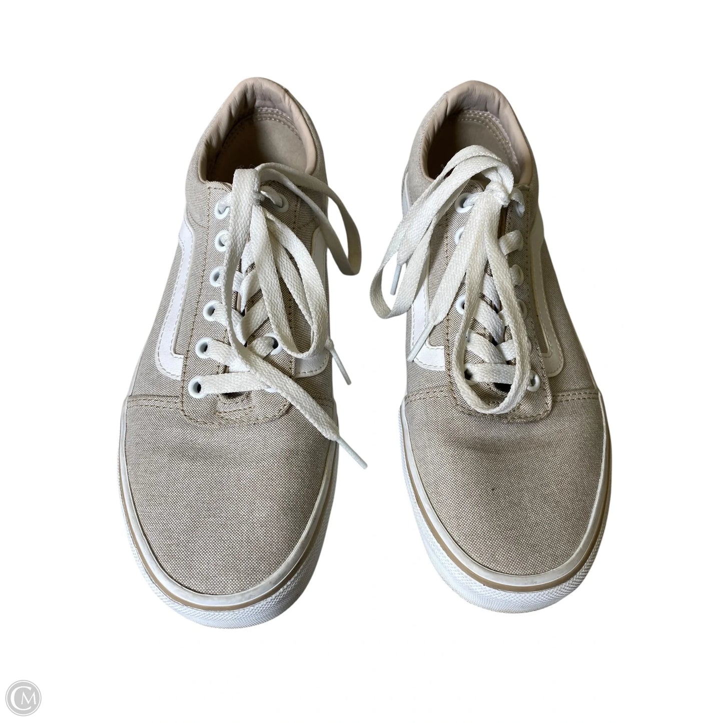 Shoes Athletic By Vans In Taupe, Size: 8.5