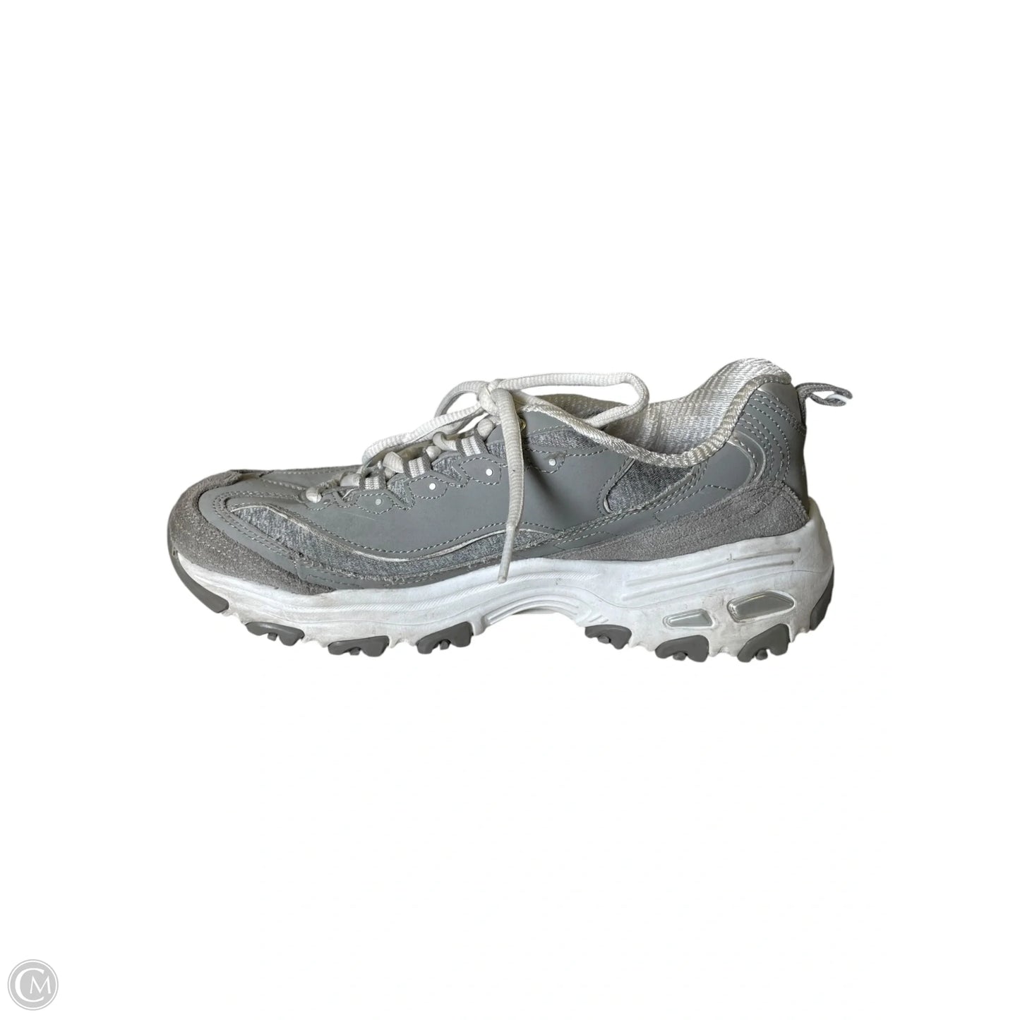 Shoes Athletic By Skechers In Grey, Size: 8