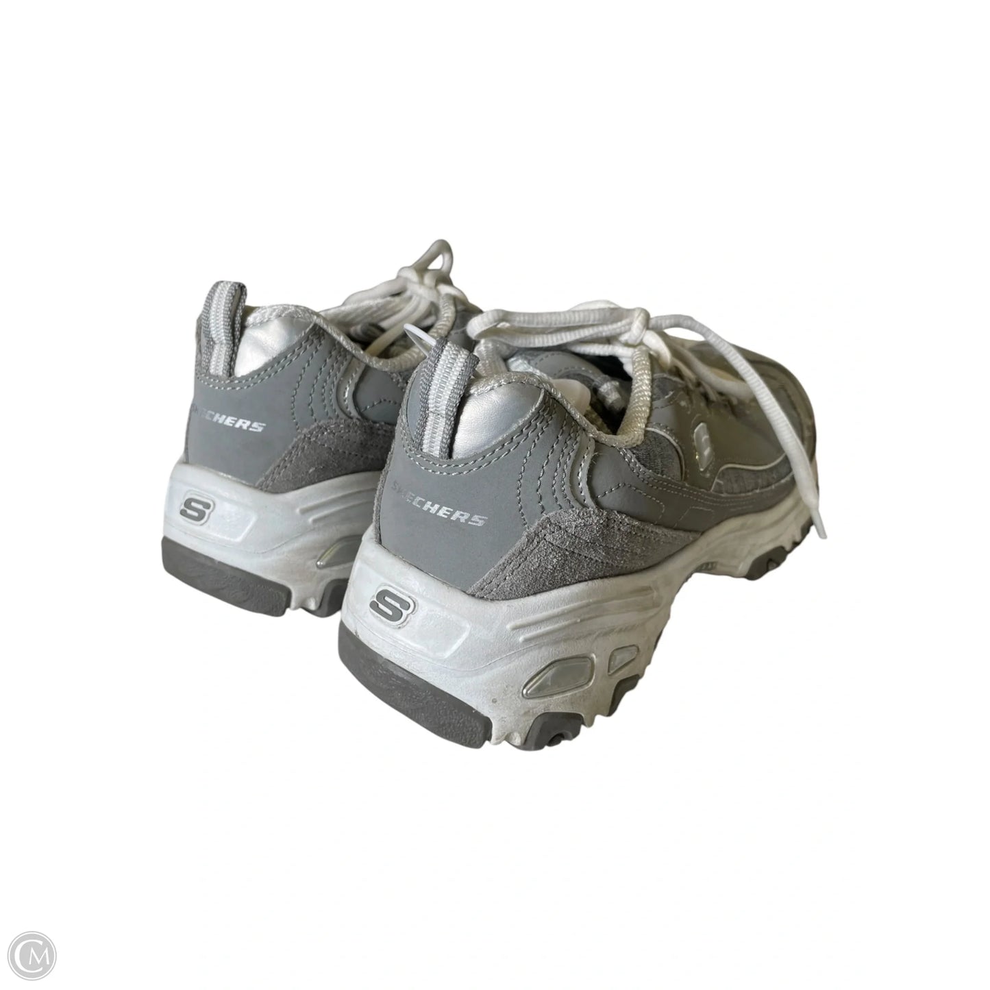 Shoes Athletic By Skechers In Grey, Size: 8