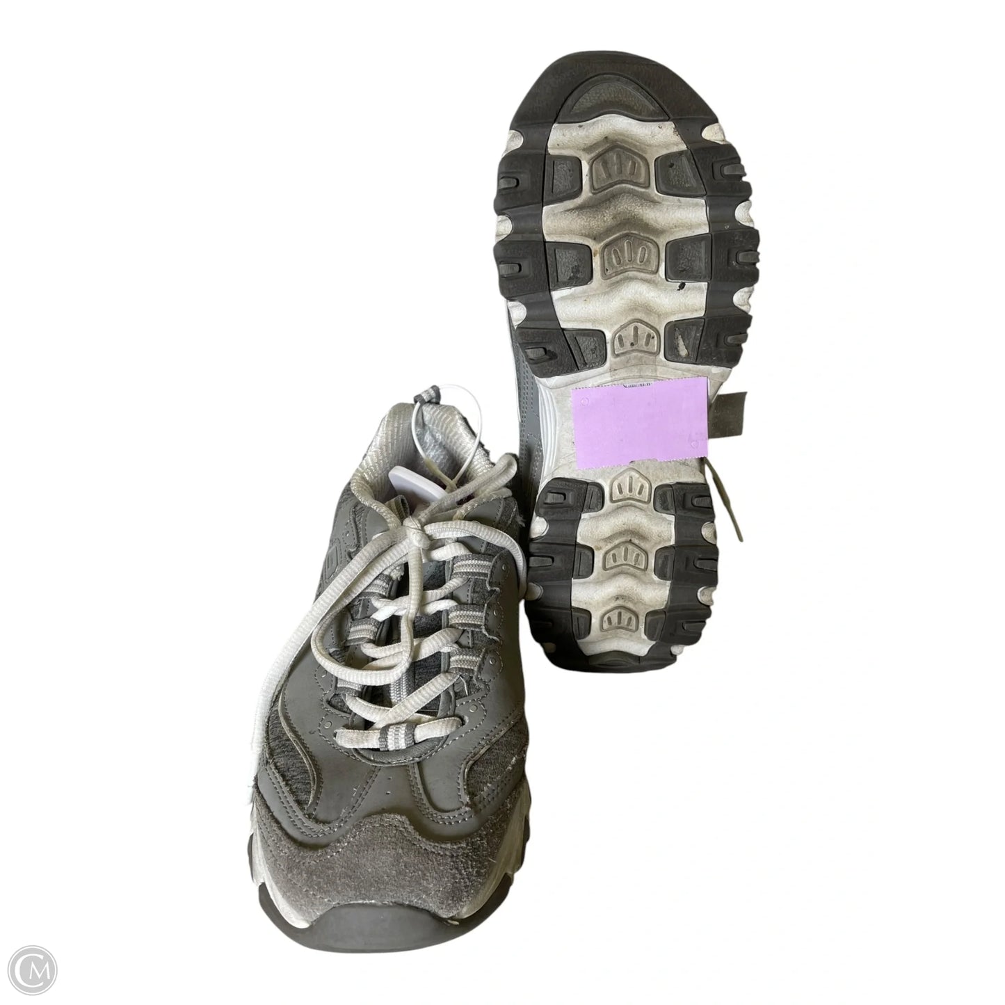 Shoes Athletic By Skechers In Grey, Size: 8
