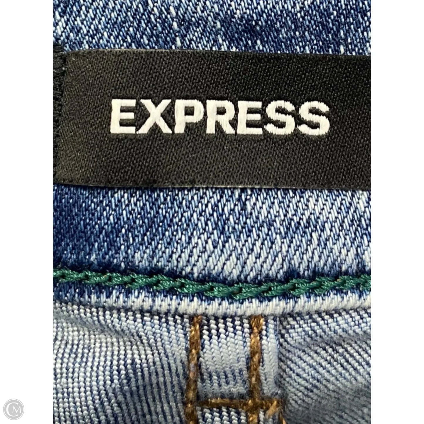 Jeans Skinny By Express In Blue Denim, Size: 2