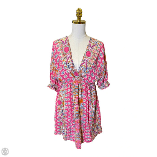 Dress Casual Midi By Clothes Mentor In Multi-colored, Size: S