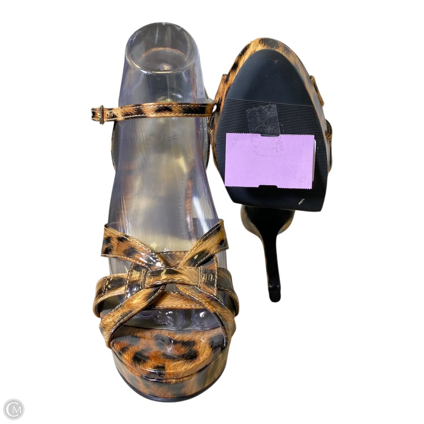Shoes Heels Stiletto By Worthington In Animal Print, Size: 8.5