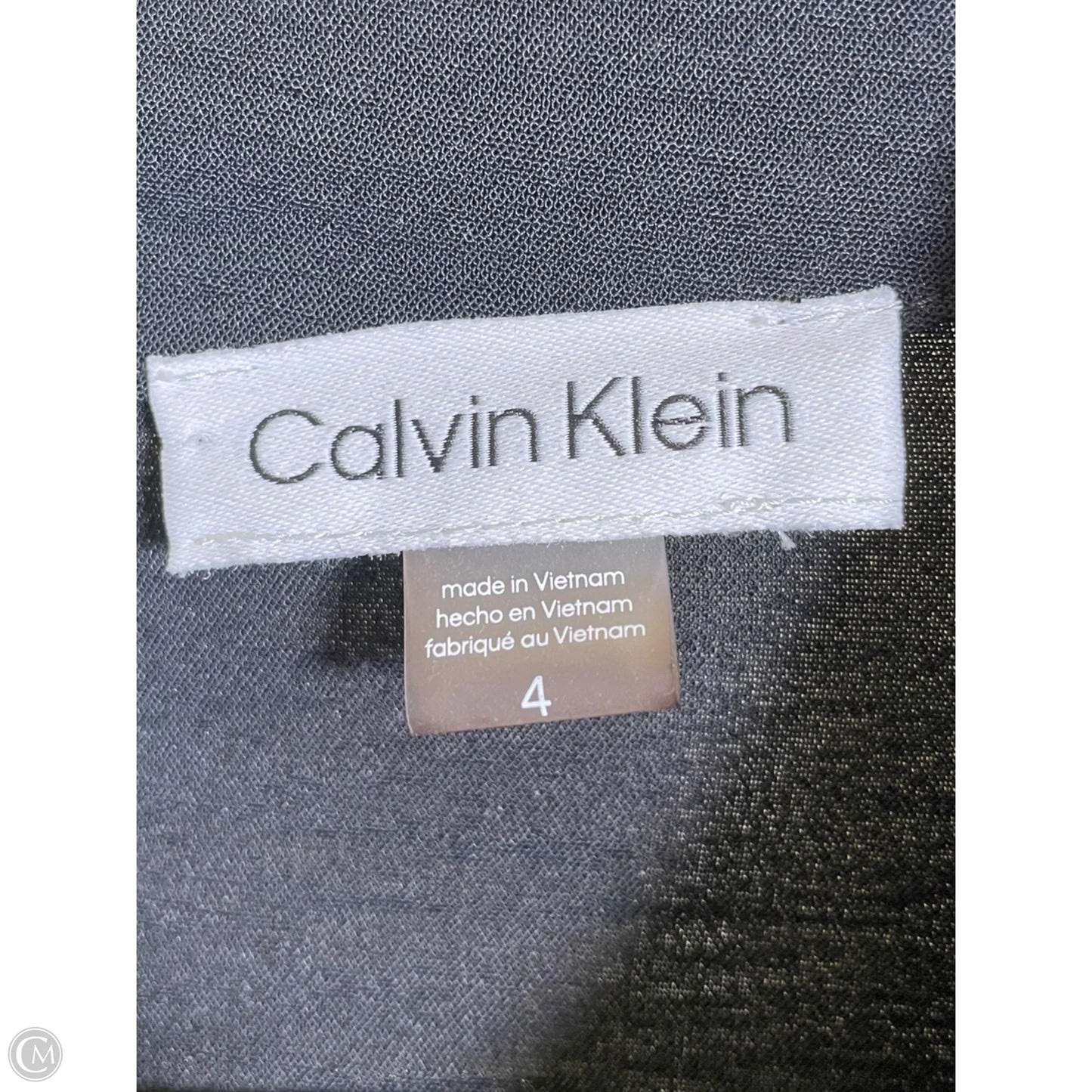 Jumpsuit By Calvin Klein In Black, Size: 4