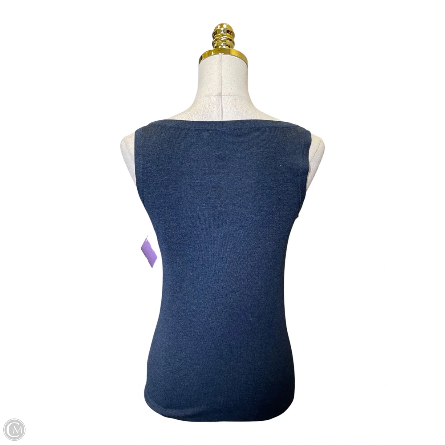 Tank Top By Akris In Navy, Size: L