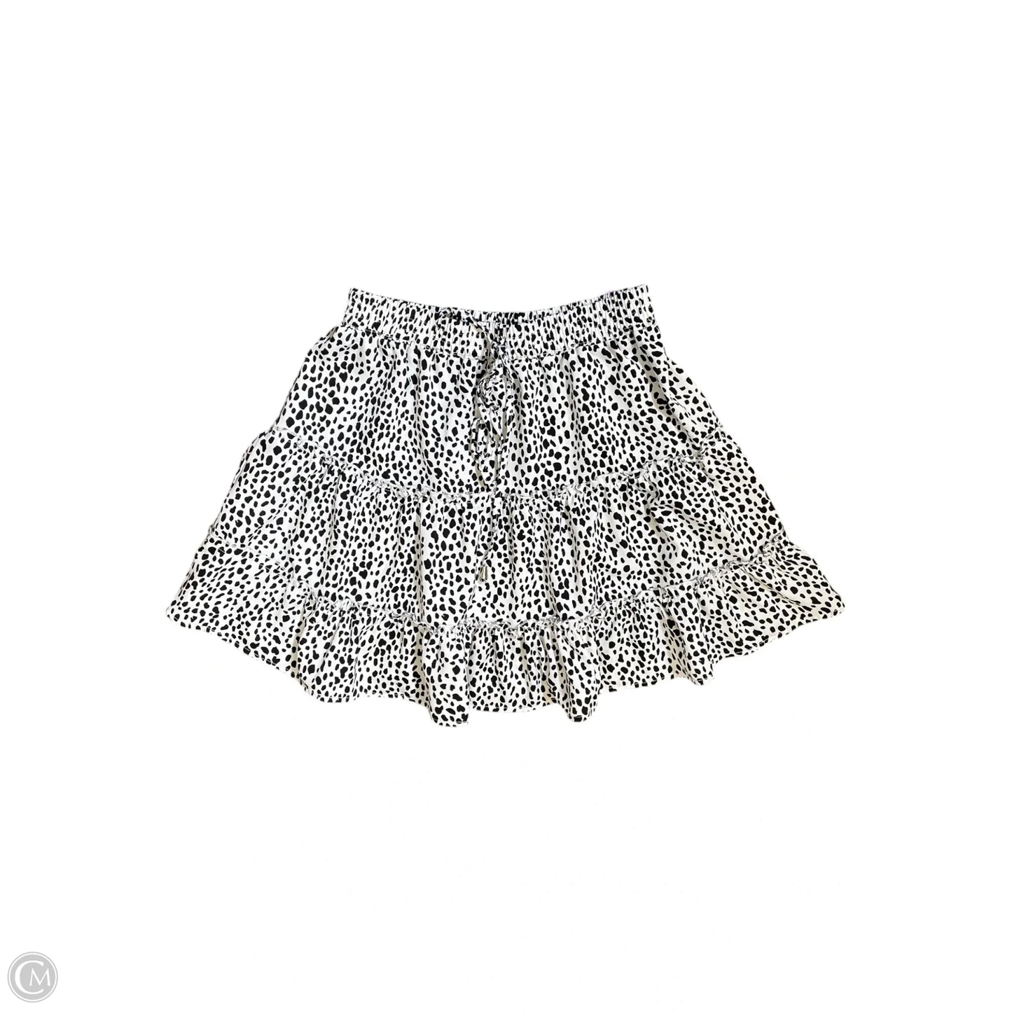 Skirt Maxi By Clothes Mentor In Black & White, Size: L