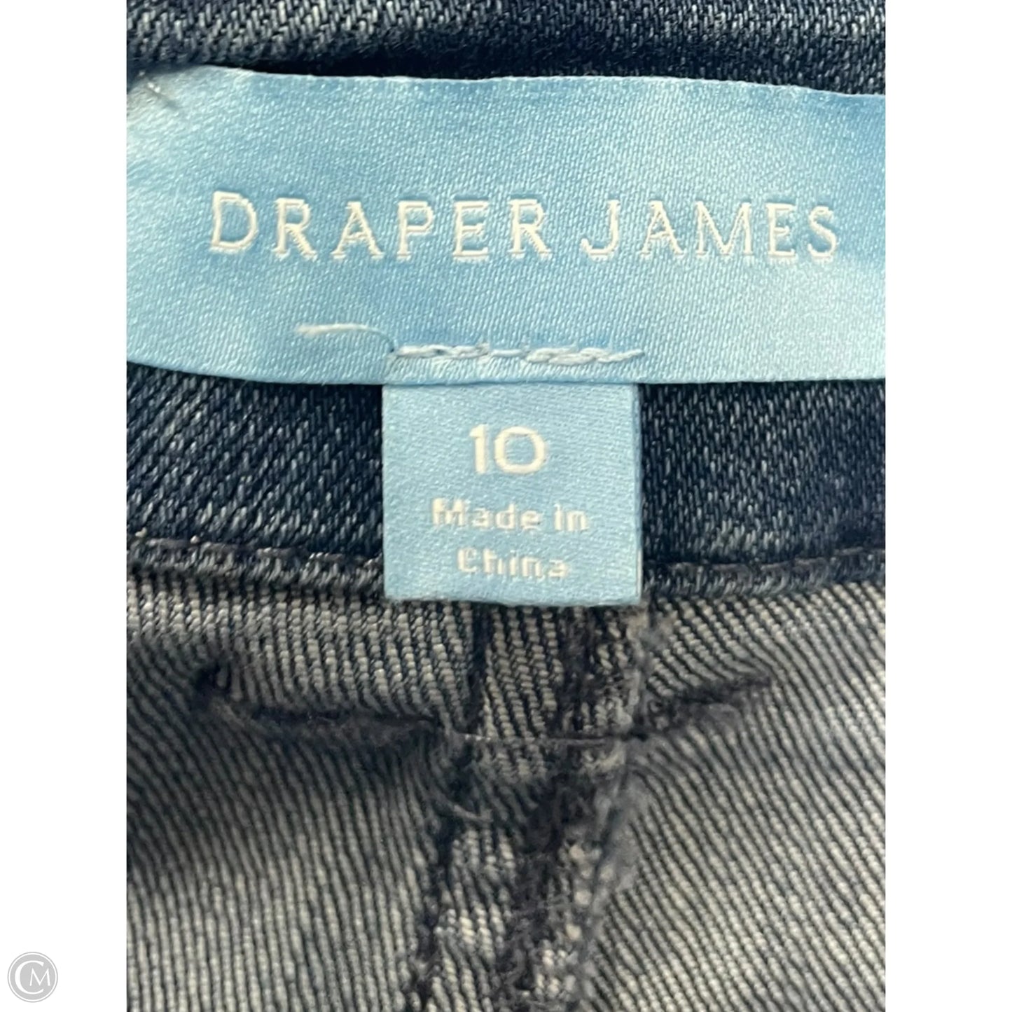 Jeans Wide Leg By Draper James In Blue Denim, Size: 10