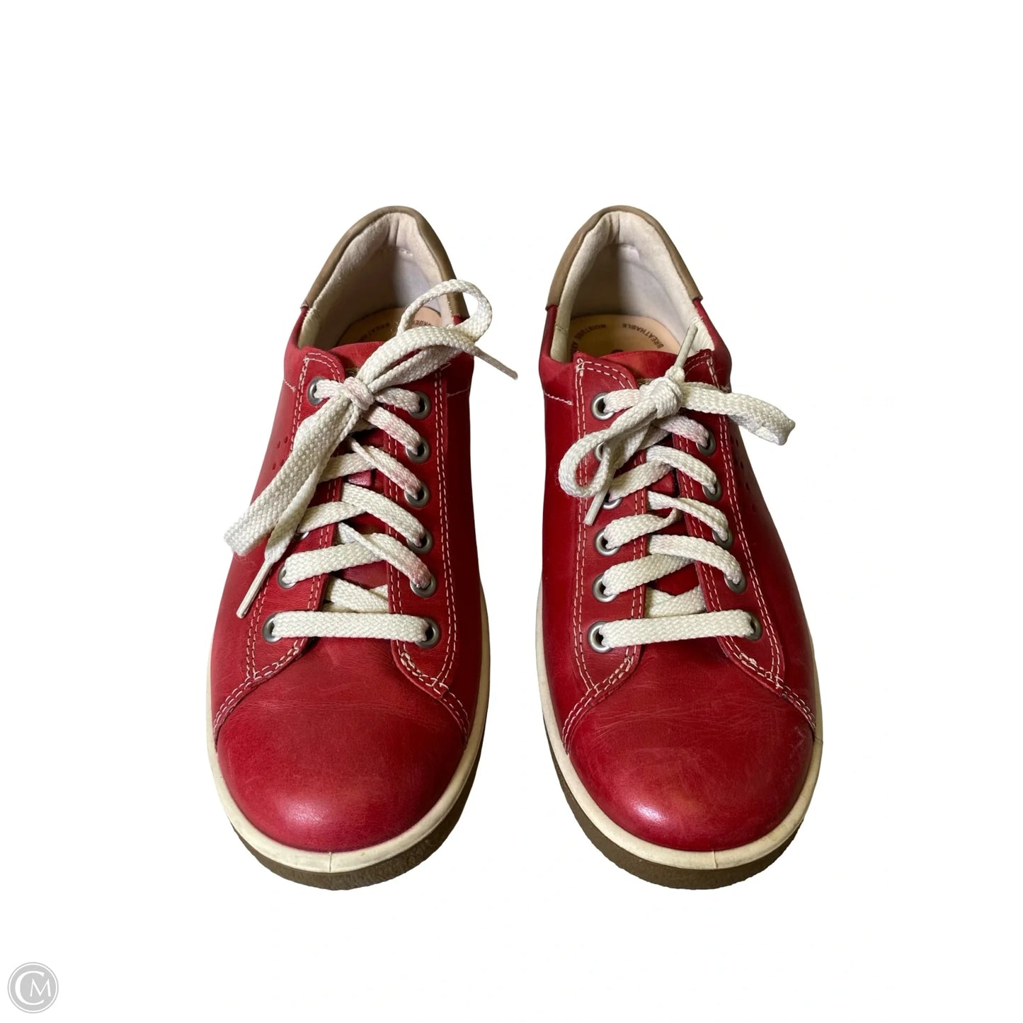 Shoes Flats By Ecco In Red, Size: 7.5