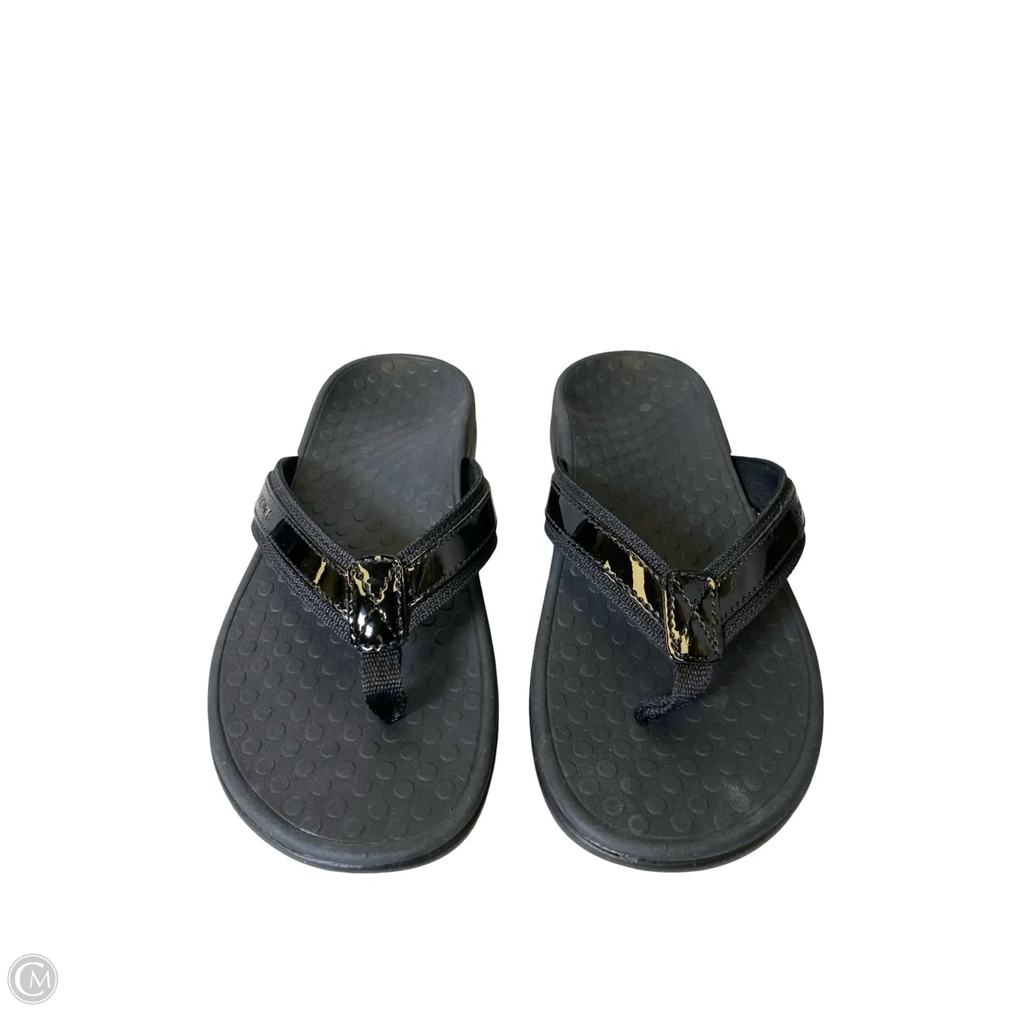 Sandals Flats By Vionic In Black, Size: 7