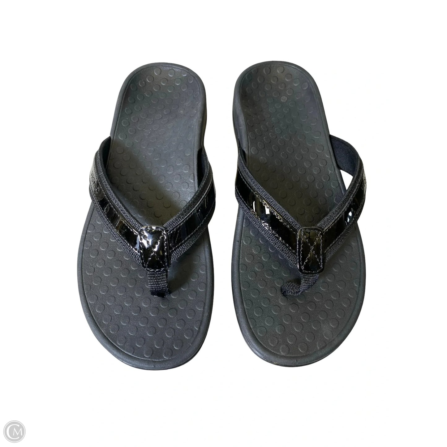 Sandals Flats By Vionic In Black, Size: 7