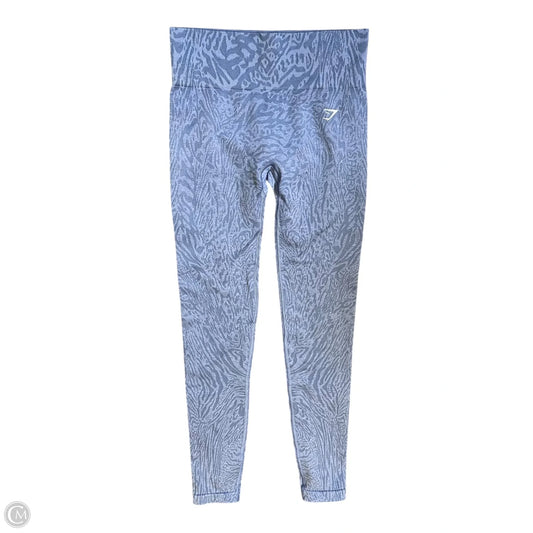 Athletic Leggings By Gym Shark In Blue, Size: M