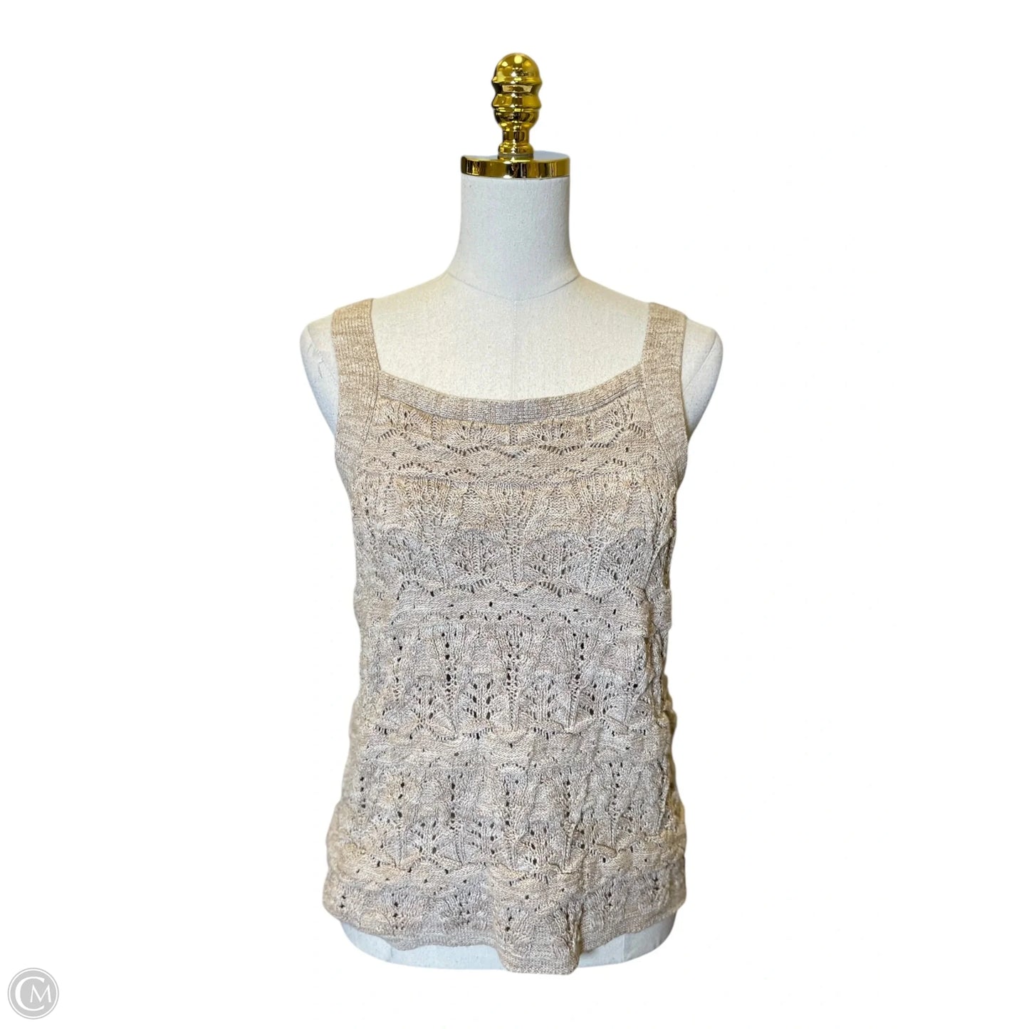 Top Sleeveless By J. Jill In Beige, Size: Xs