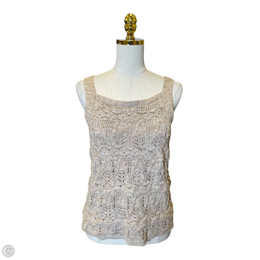 Top Sleeveless By J. Jill In Beige, Size: Xs