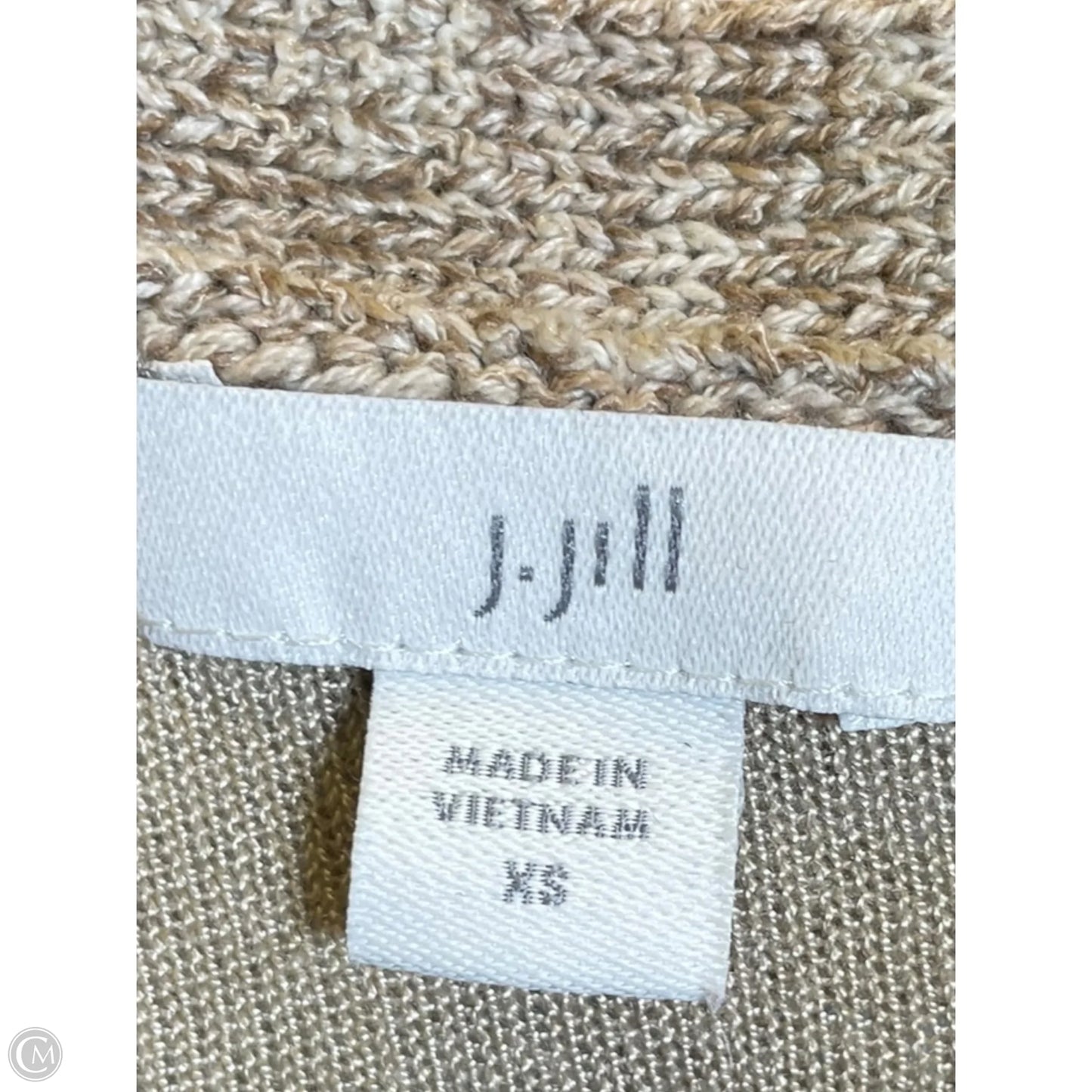 Top Sleeveless By J. Jill In Beige, Size: Xs