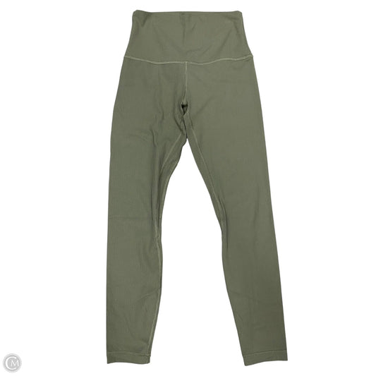 Athletic Leggings By Lululemon In Green, Size: 4