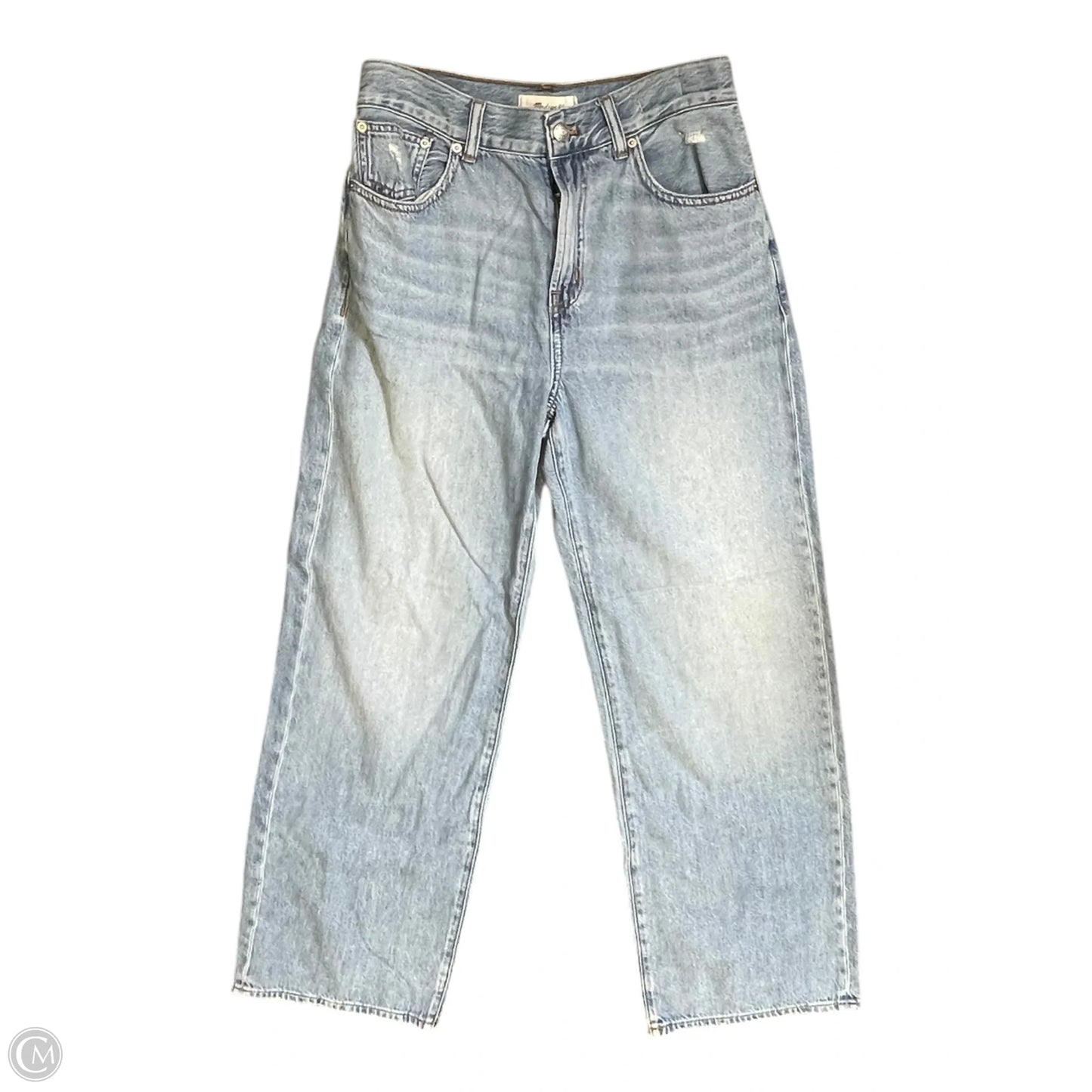 Jeans Wide Leg By Madewell In Blue Denim, Size: 2