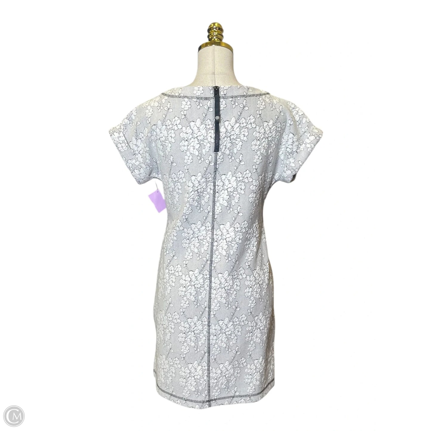 Dress Casual Midi By Talbots In Black & White, Size: Xs